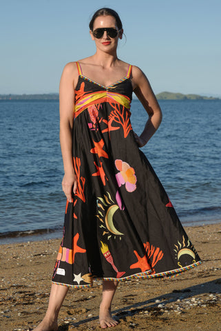 Curate - Good Day Sunshine Dress - Black Sun