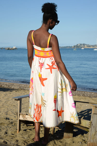 Curate - Good Day Sunshine Dress - White Sun