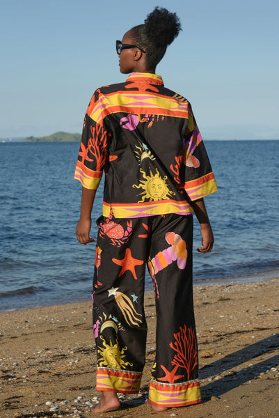 Curate - Stretch A Leg Pant - Black Sun