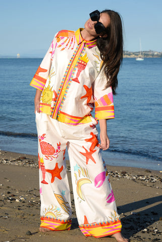 Curate - Stretch A Leg Pant - White Sun