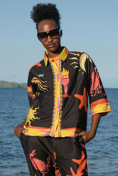 Curate - Under The Sun Shirt - Black Sun