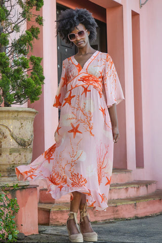 Curate - Feeling Fire Dress - Pink Shells