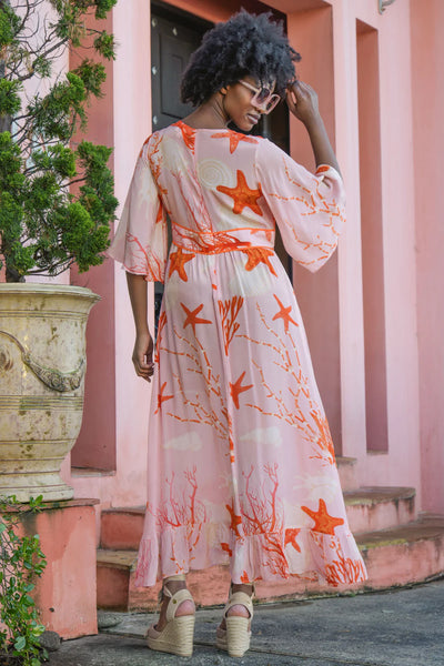 Curate - Feeling Fire Dress - Pink Shells
