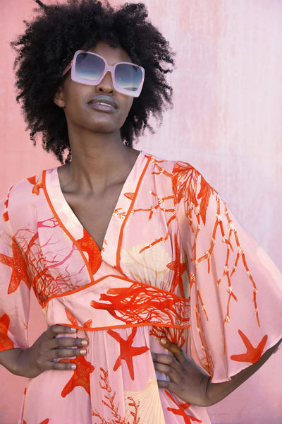 Curate - Feeling Fire Dress - Pink Shells