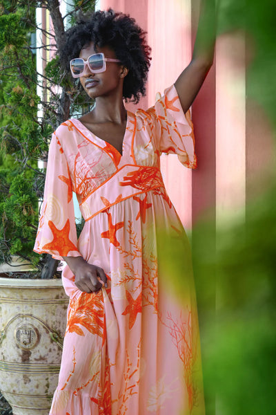 Curate - Feeling Fire Dress - Pink Shells