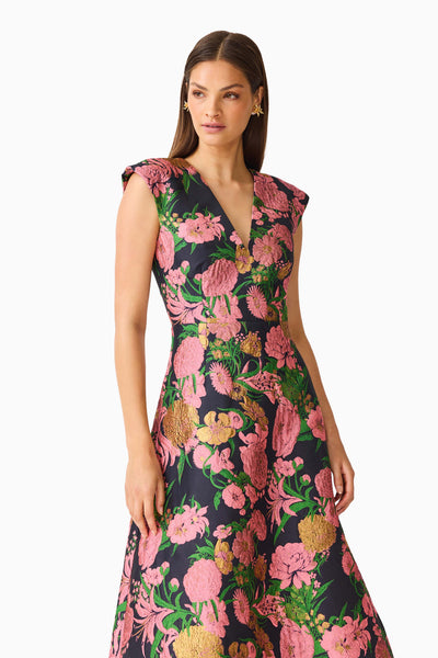 Elliatt - Eclore Maxi Dress - Pink Black Multi
