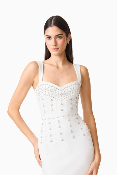 Elliatt - Arianne Column Gown - White