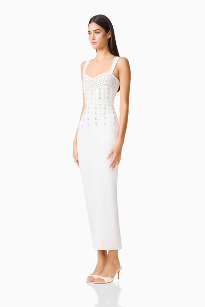 Elliatt - Arianne Column Gown - White