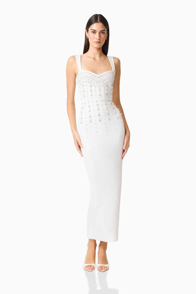 Elliatt - Arianne Column Gown - White