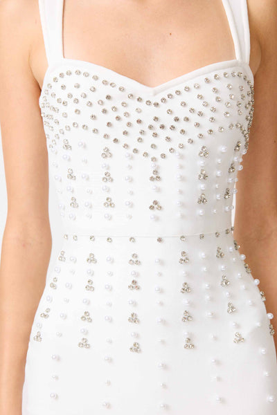 Elliatt - Arianne Column Gown - White