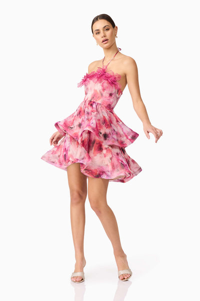 Elliatt - Evalina Mini Dress - Pink Multi