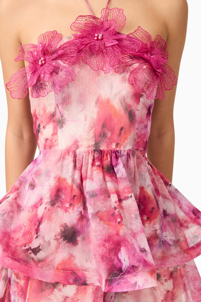 Elliatt - Evalina Mini Dress - Pink Multi