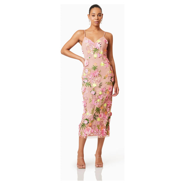 Elliatt - Aella Midi Dress - Pink Multi