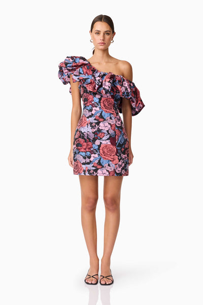 Elliatt - Delphine One Shoulder Mini Dress - Multi
