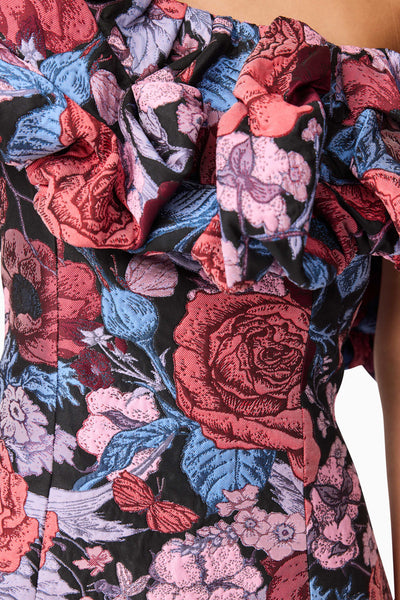 Elliatt - Delphine One Shoulder Mini Dress - Multi