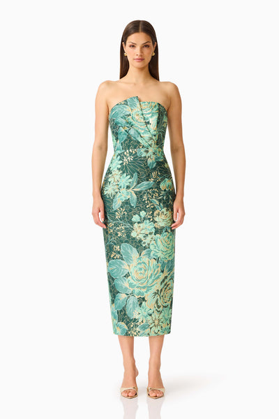 Elliatt - Meliora Midi Dress - Green Multi
