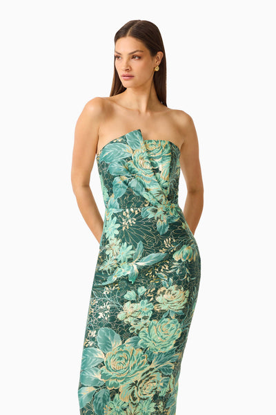 Elliatt - Meliora Midi Dress - Green Multi