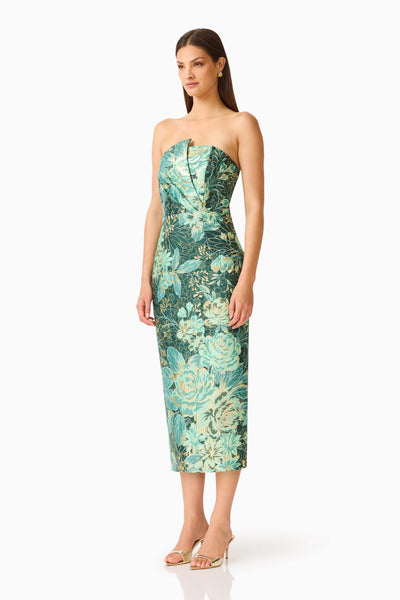 Elliatt - Meliora Midi Dress - Green Multi