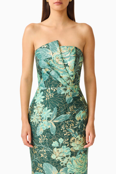 Elliatt - Meliora Midi Dress - Green Multi