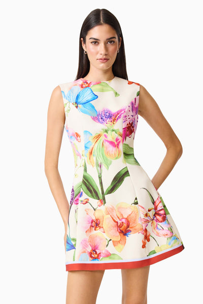 Elliatt - Glinda A-Line Mini Dress - Floral Multi