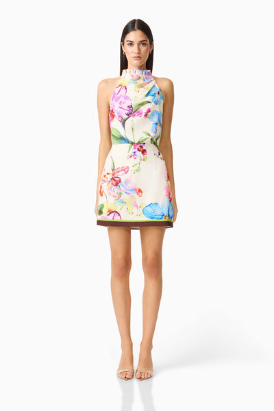 Elliatt - Glinda Halter Mini Dress - Floral Multi