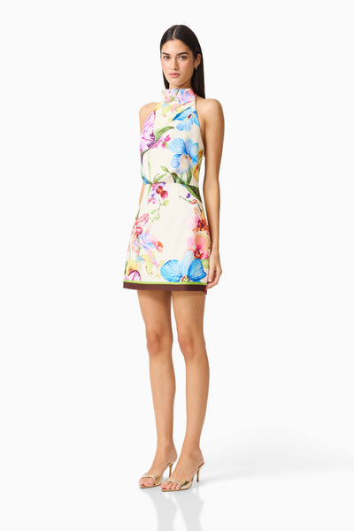 Elliatt - Glinda Halter Mini Dress - Floral Multi