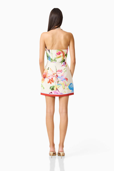 Elliatt - Glinda Halter Mini Dress - Floral Multi