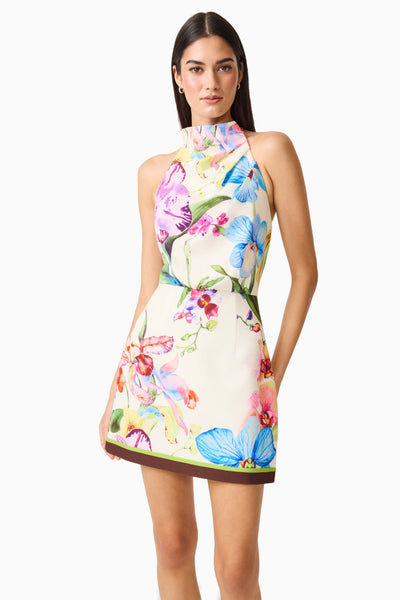 Elliatt - Glinda Halter Mini Dress - Floral Multi