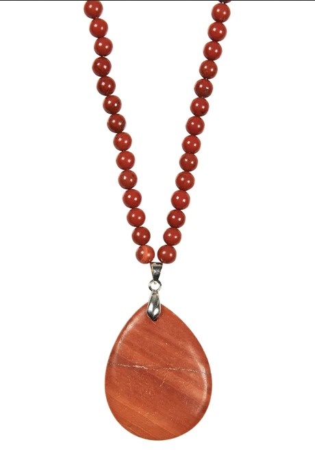 Eb & Ive - Mwana Stone Necklace - Clay