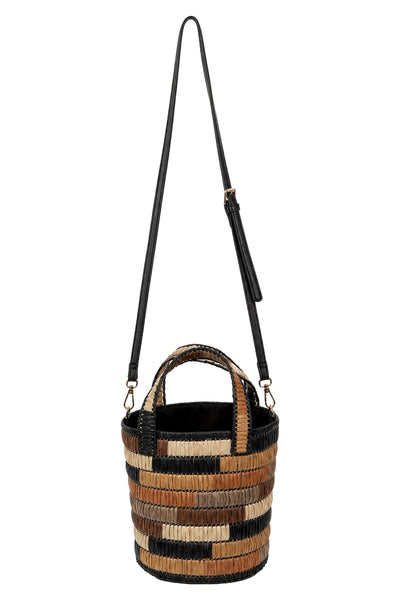 Eb & Ive - Palmera Bucket Bag Seafoam, Sunset or Dusk