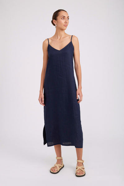 Eb & Ive - Studio Tank Maxi Dress - Navy