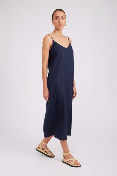 Eb & Ive - Studio Tank Maxi Dress - Navy