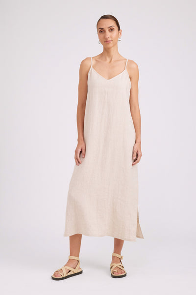 Eb & Ive - Studio Tank Maxi Dress - Tusk