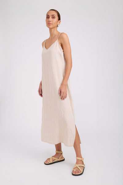 Eb & Ive - Studio Tank Maxi Dress - Tusk