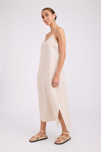 Eb & Ive - Studio Tank Maxi Dress - Tusk