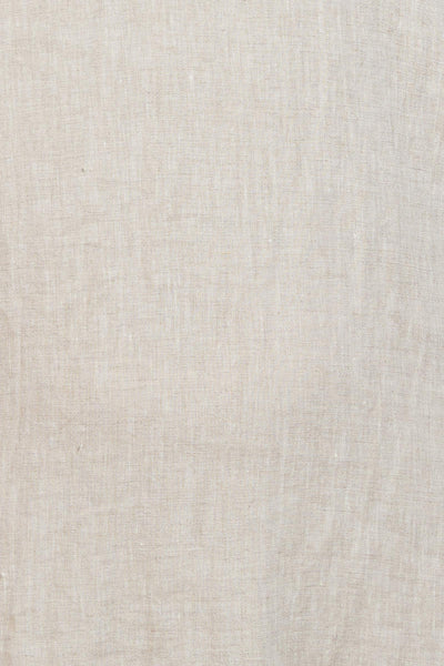 Eb & Ive - Studio Tie Shirt Linen - Tusk