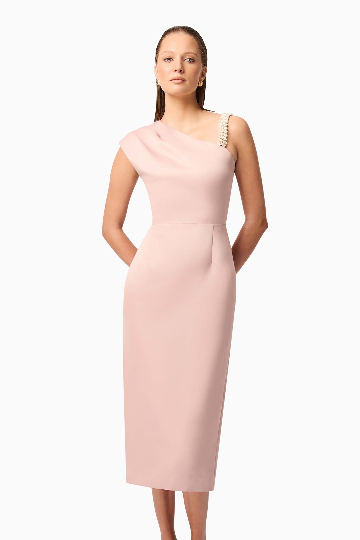Elliatt - Camile Midi Dress - Champagne