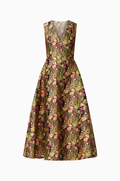 Elliatt - Cindy Gown Dress - Black Floral Multi