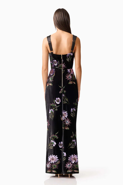 Elliatt - Clio Gown - Black Multi