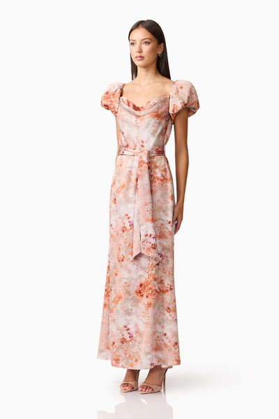 Elliatt - Piper Puff Sleve Maxi Dress - Multi