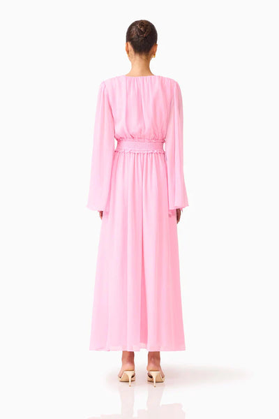 Elliatt - Poppy Long Sleeve Gown Dress - Pink