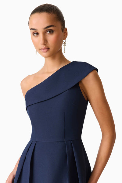Elliatt - Saphine One Shoulder Gown - Navy