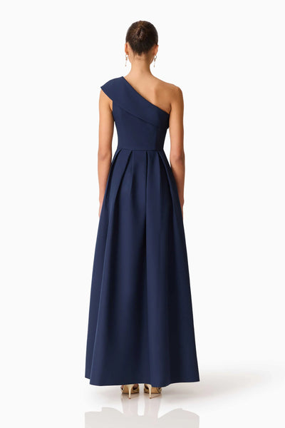 Elliatt - Saphine One Shoulder Gown - Navy