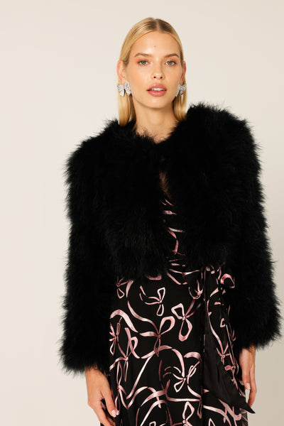 Sacha Drake - Florence Wrap Midi Dress - Pink Bows