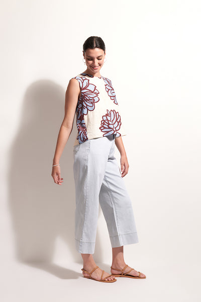 Foil - Its Only Natural Top - Bloom CFO6917