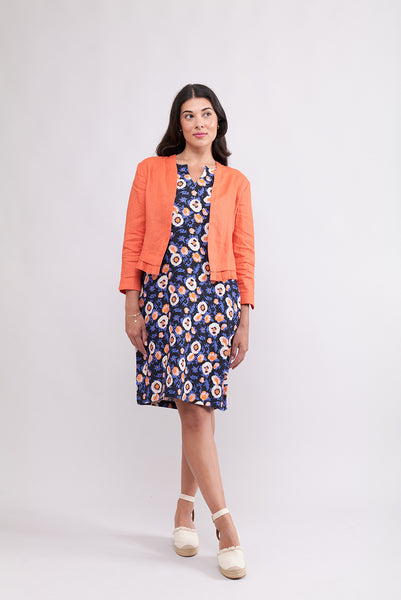Foil - Pleat Dreams Jacket - Nectarine CFO7896
