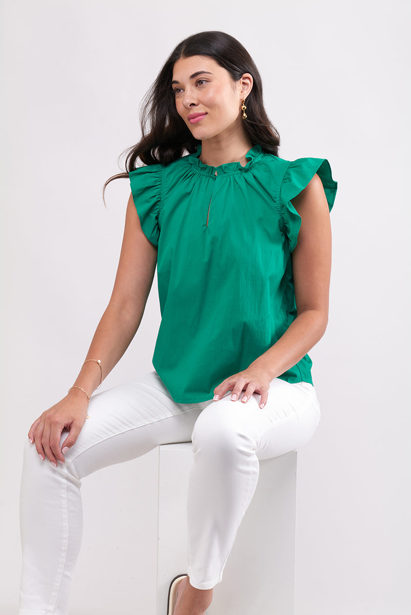 Foil - Pulp Fiction Top - Kelly CFO7933 FINAL SALE