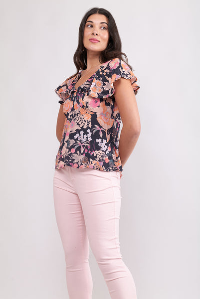Foil - Cocktail Hour Top - Wildflower CFO7939
