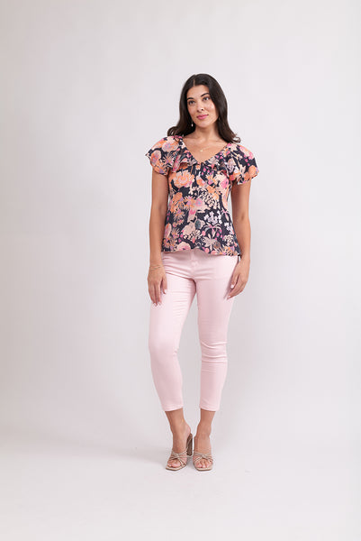 Foil - Cocktail Hour Top - Wildflower CFO7939