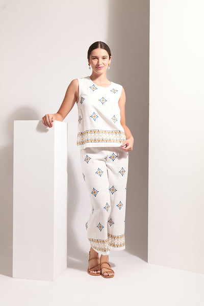 Foil - Sew Crafty Pant - Pink Tile CFO7881